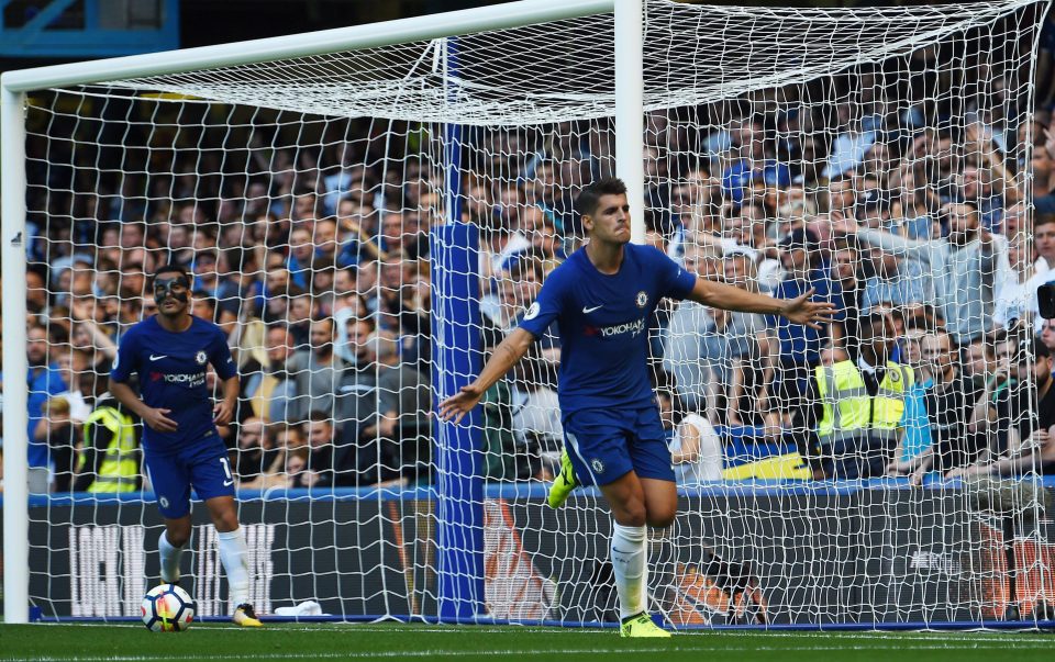  Alvaro Morata is already the Chelsea top scorer with two goals - scoring both at home