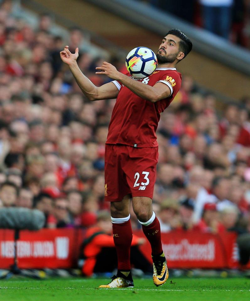  Manchester United and Chelsea are reportedly eyeing up moves for Liverpool's Emre Can