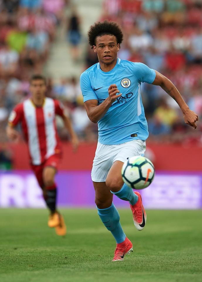  Leroy Sane is one of two Man City stars in the top 20 quickest players on FIFA 18