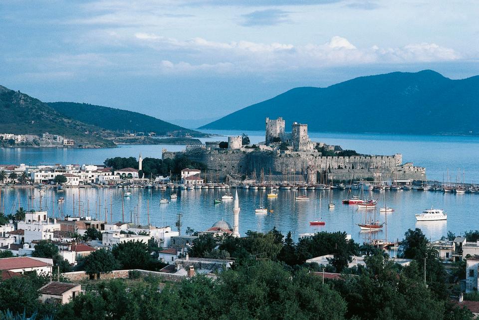 Bodrum in Turkey - a hugely popular holiday destination among Brits 