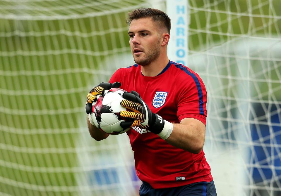  Jack Butland is providing stiff competition for the West Ham man to be the Three Lions's No. 1 shot-stopper