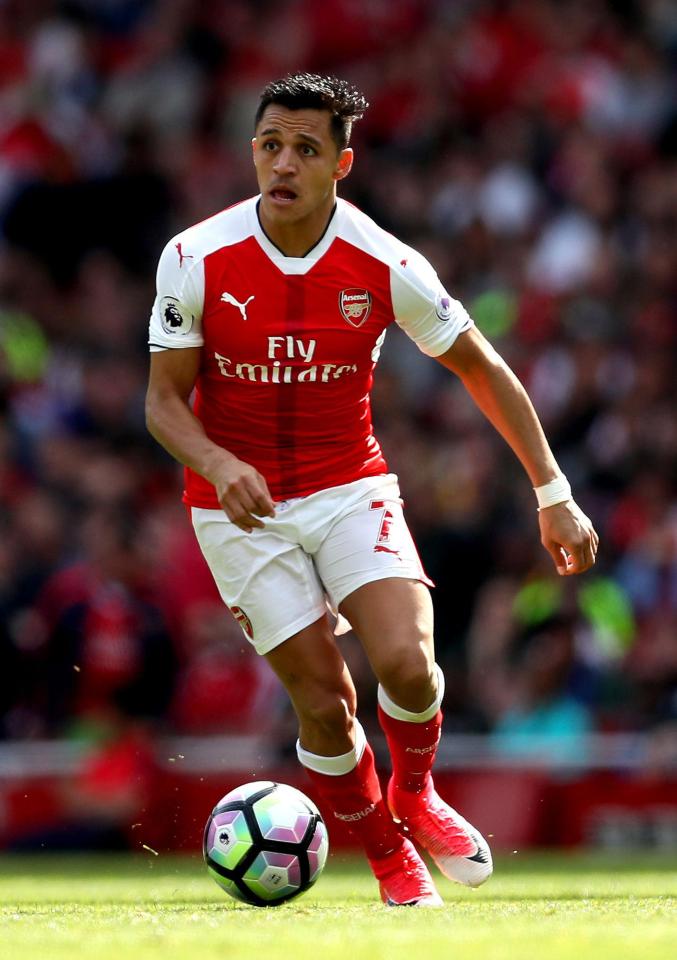  Alexis Sanchez is another player set to bolster his match fitness in the Europa League clash