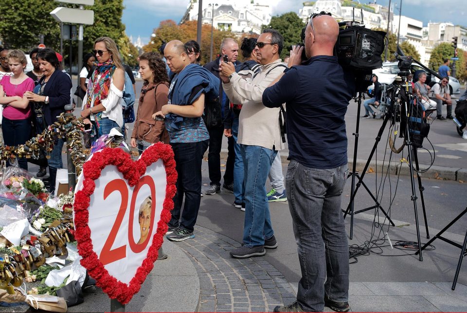  The 20th anniversary of her death was marked around the world