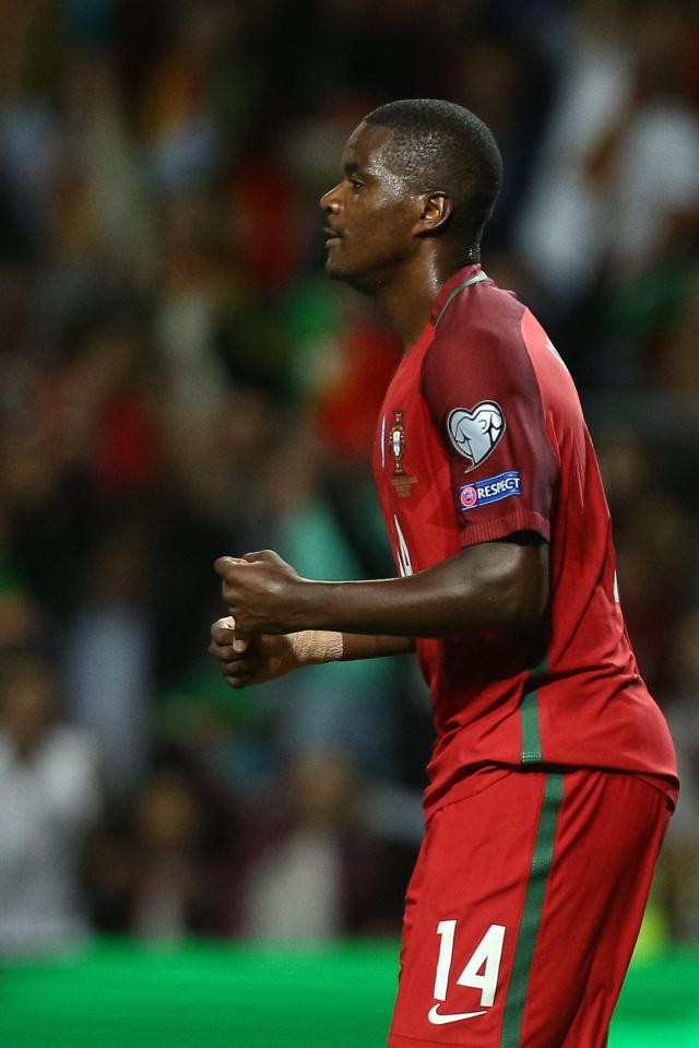  William Carvalho in action for Portugal in their World Cup qualifier against Hungary