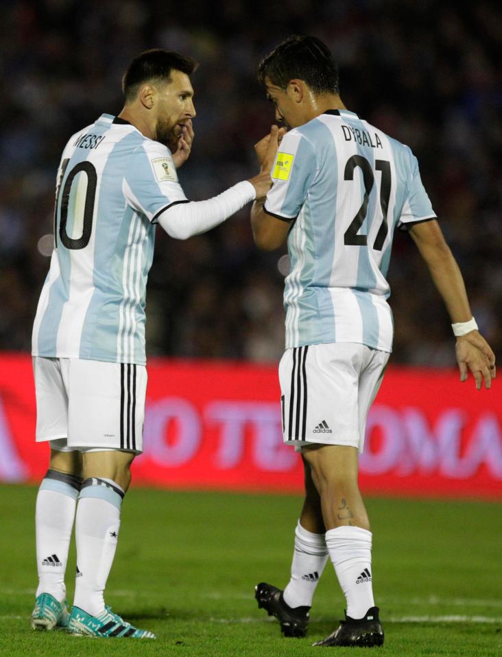  The pair know each other well from the Argentina national team