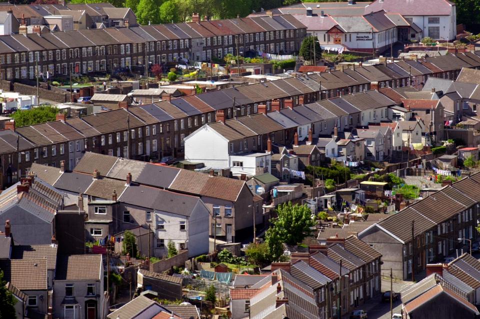  The former coal mining village of Ferndale in Rhondda Valley, where you need to earn £4.07 per hour to get on the property ladder