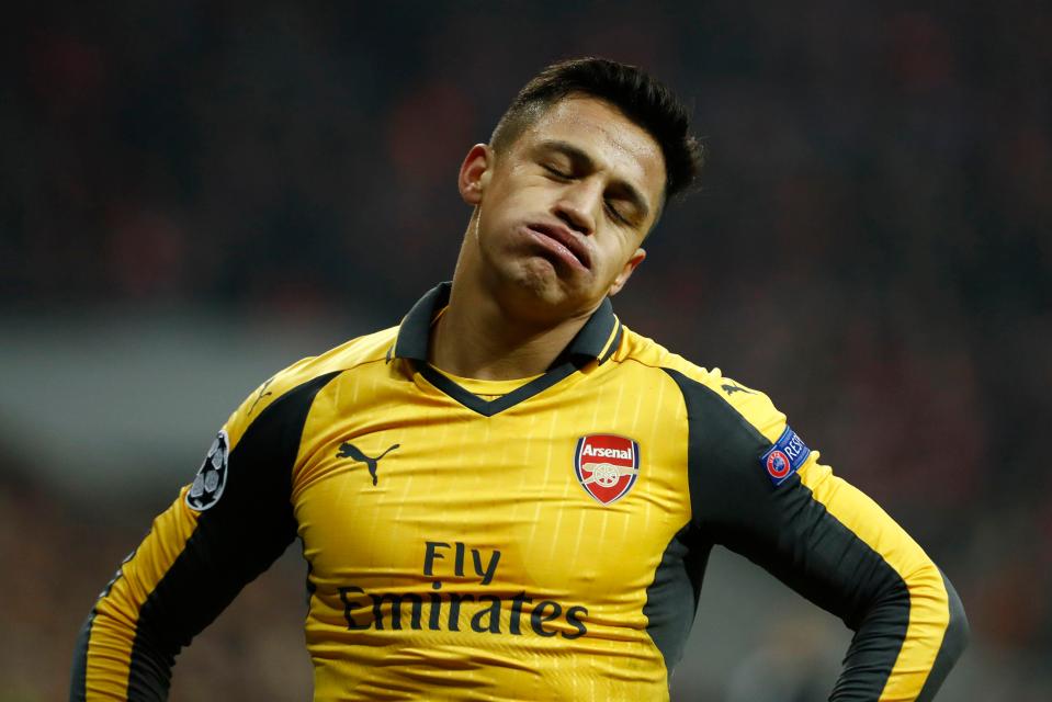  Arsenal will have to deal with an unhappy Alexis Sanchez this weekend