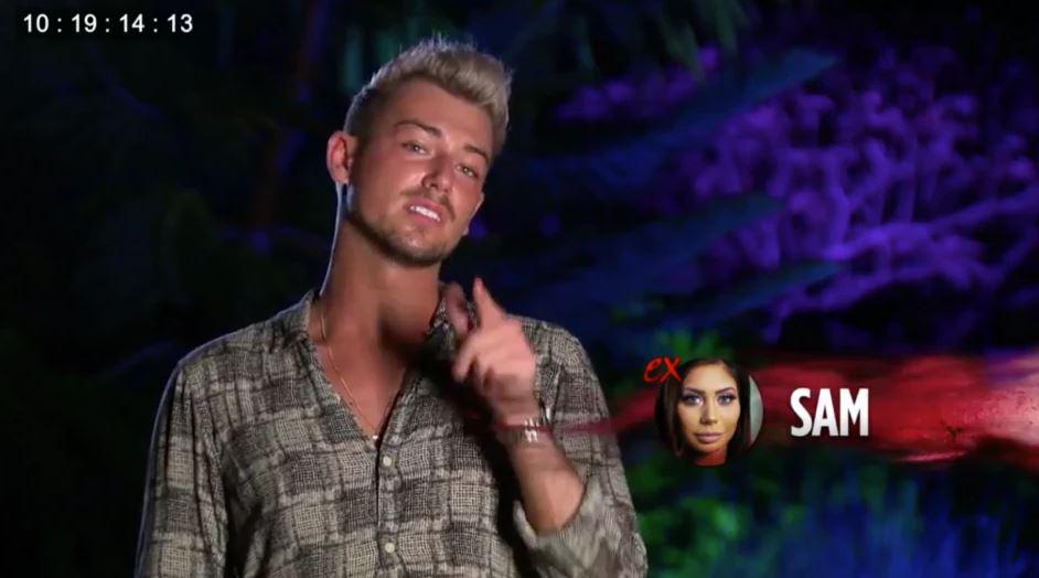  Ex On The Beach's Sam Scott was accused of being camp by viewers