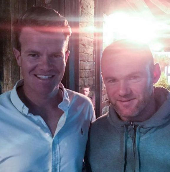  Rooney was pictured by fan Jack McIver in The Bubble Room