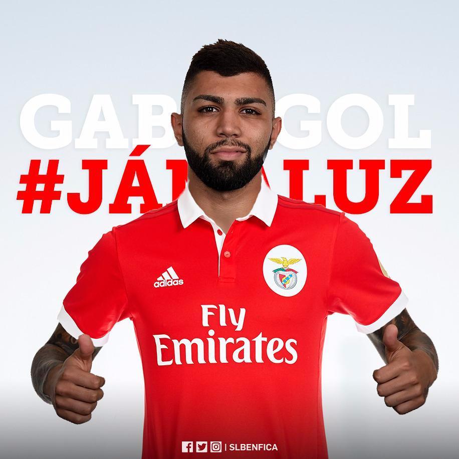  Gabriel Barbosa has joined Benfica on a season-long loan