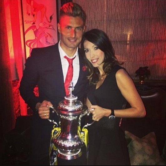  Giroud's wife Jennifer did not want to move up North