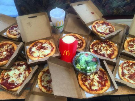  McPizza can be customised in the restaurant on a screen, with numerous toppings to choose from