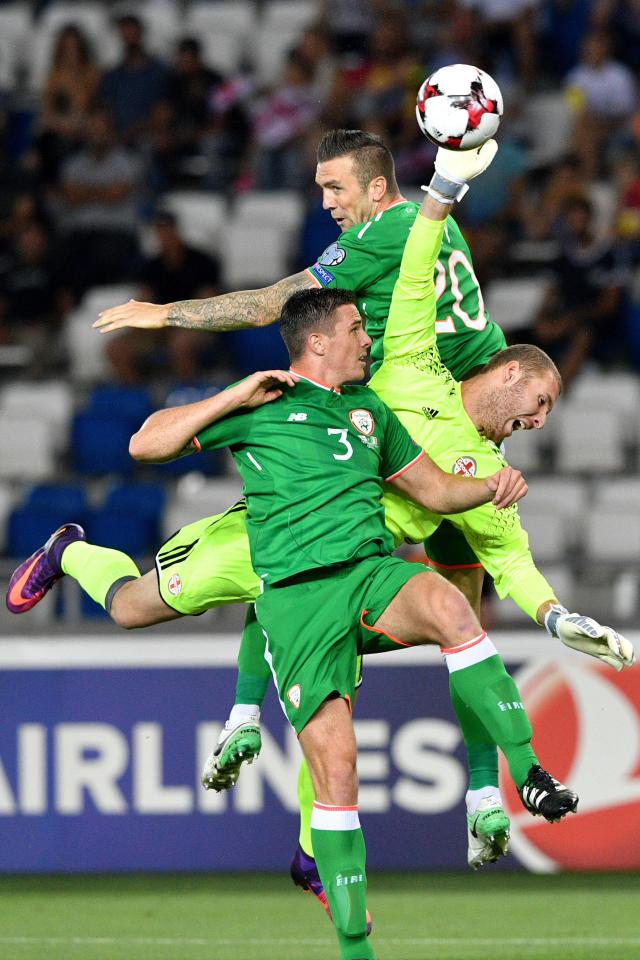  Ireland failed to hold on after Shane Duffy gave them the lead in Georgia