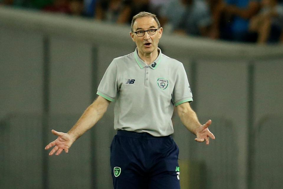  Martin ONeill's side are now two points behind leaders Serbia