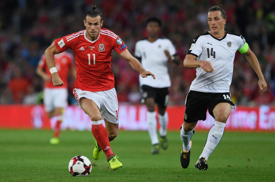  Gareth Bale was unable to find a breakthrough for the Welsh in Cardiff