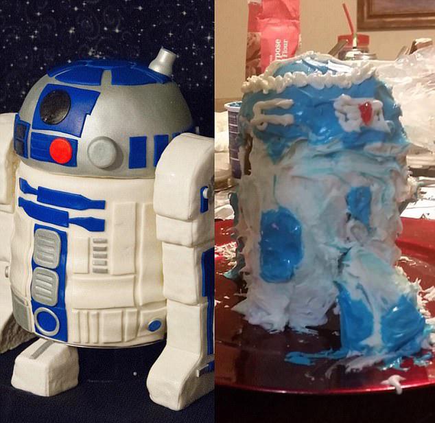  Looks like R2D2 has been standing too close to the fire.