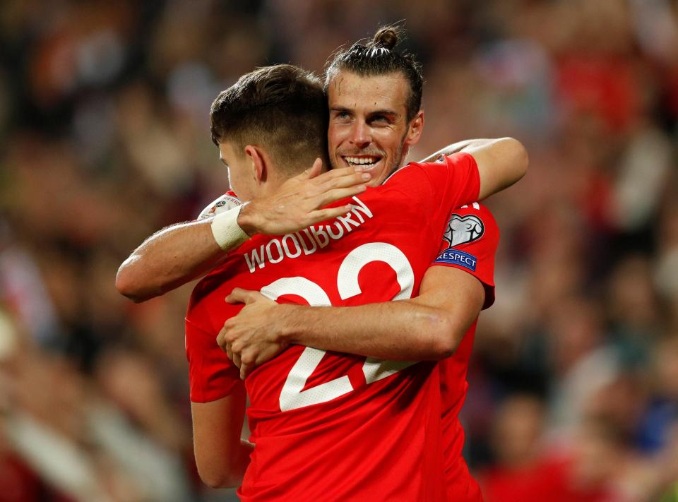  Welsh superstar Gareth Bale was one of the first on hand to congratulate the 17-year-old