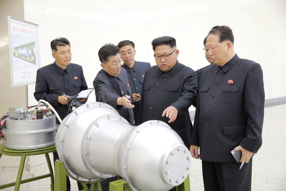  The inspection was carried out alongside Kim's key advisers