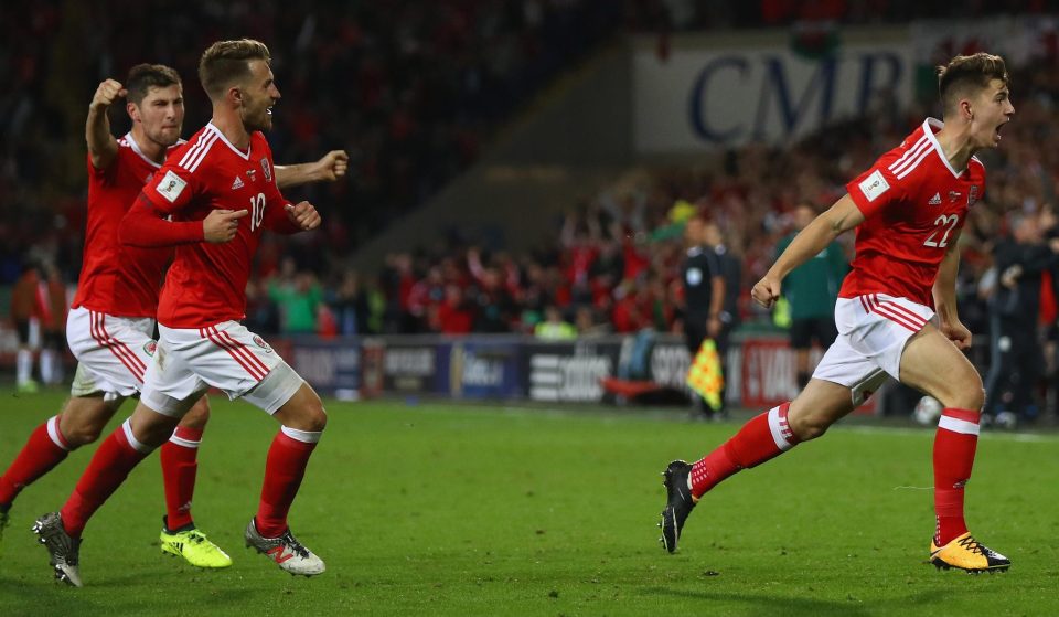  Ben Woodburn is off and running after his vital winner for Wales