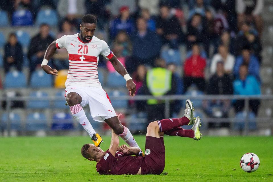  Djourou is action during a recent World Cup qualifier with Latvia