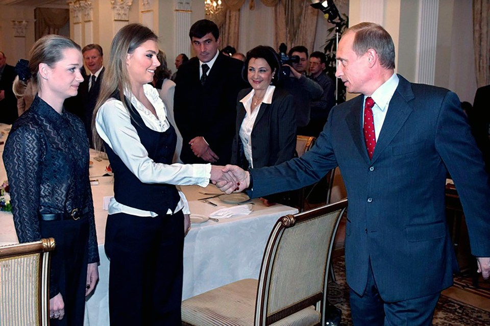 Alina Kabaeva and Vladimir Putin are rumoured to have been involved romantically for a decade