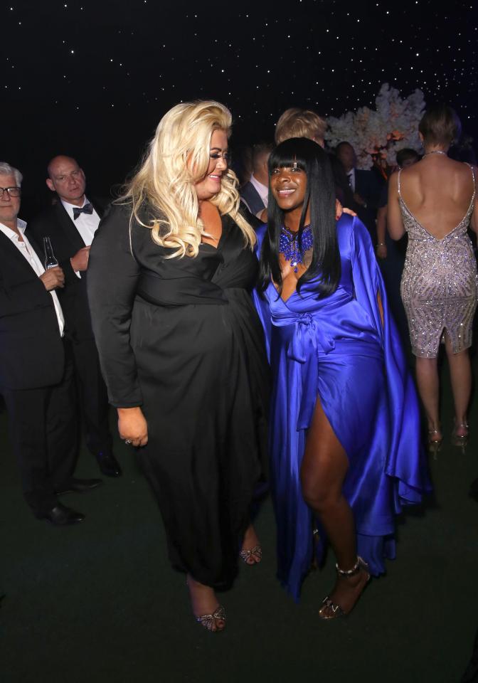  She was also spotted mingling with Googlebox's Sandi Bogle