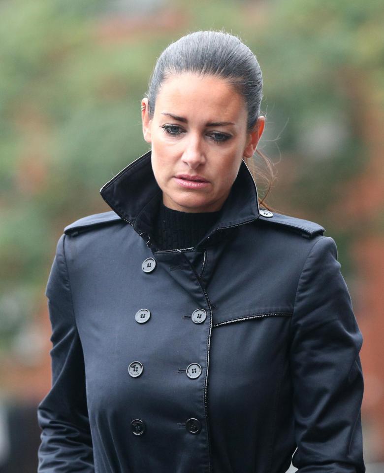  Kirsty Gallacher at Slough Magistrates Court this morning where she admitted drink-driving