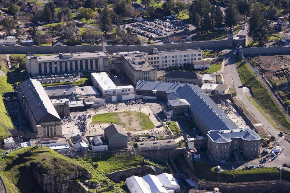  An aerial shot of Folsom State Prison whose notorious inmates have included murderer Charles Manson, Hells Angels founder Sonny Barger and drug exponent Timothy Leary