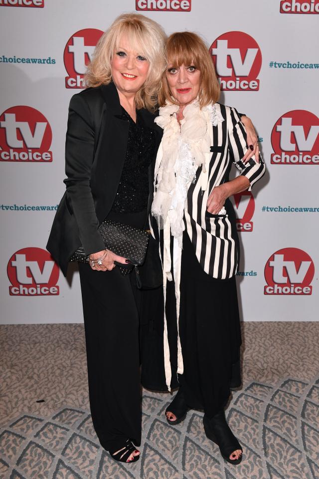  Sherrie Hewson and Amanda Barrie arrived together for the fun-filled night