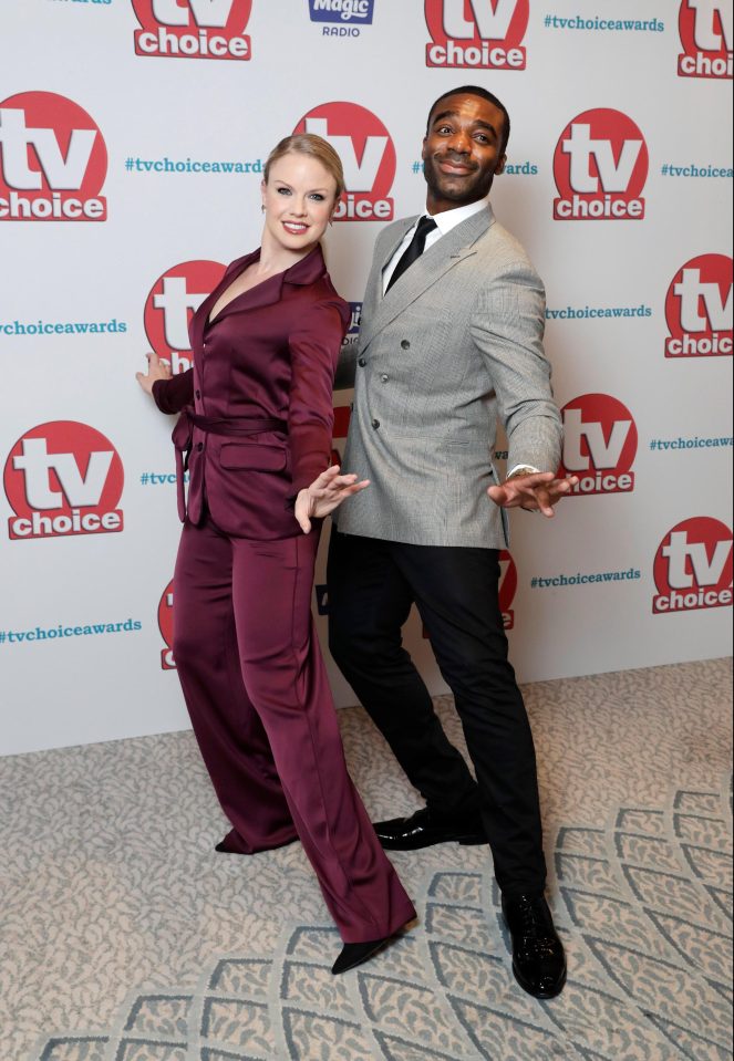  Former Strictly star Ore Oduba and his dance partner Joanne Clifton proved they are still in sync