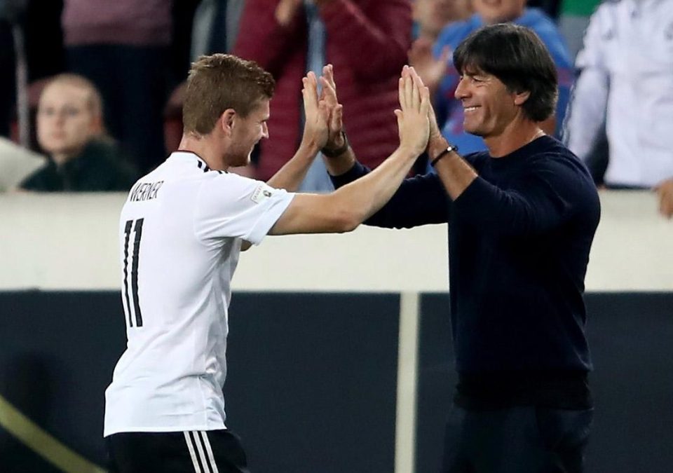  Werner has scored six times in eight internationals