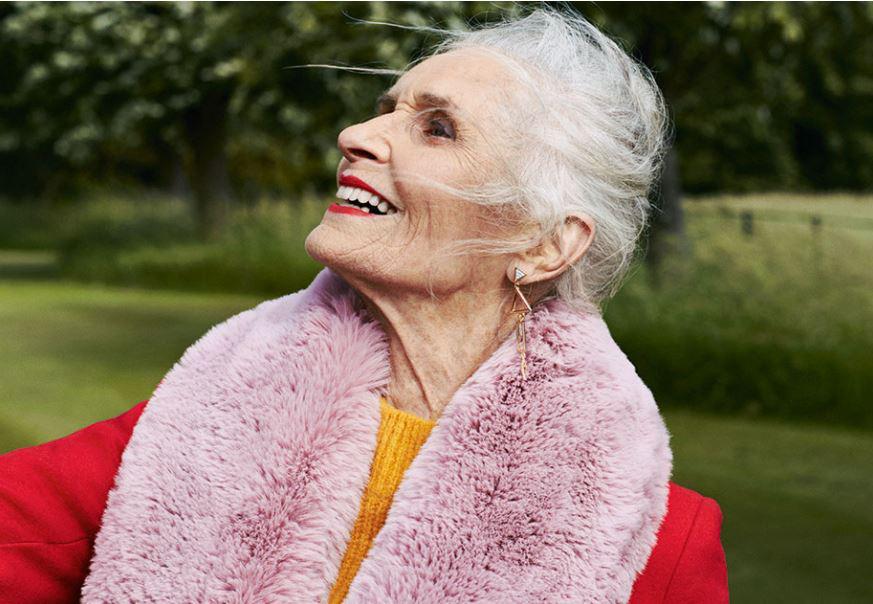  The brand have recruited 88-year-old Daphne to model the new collection