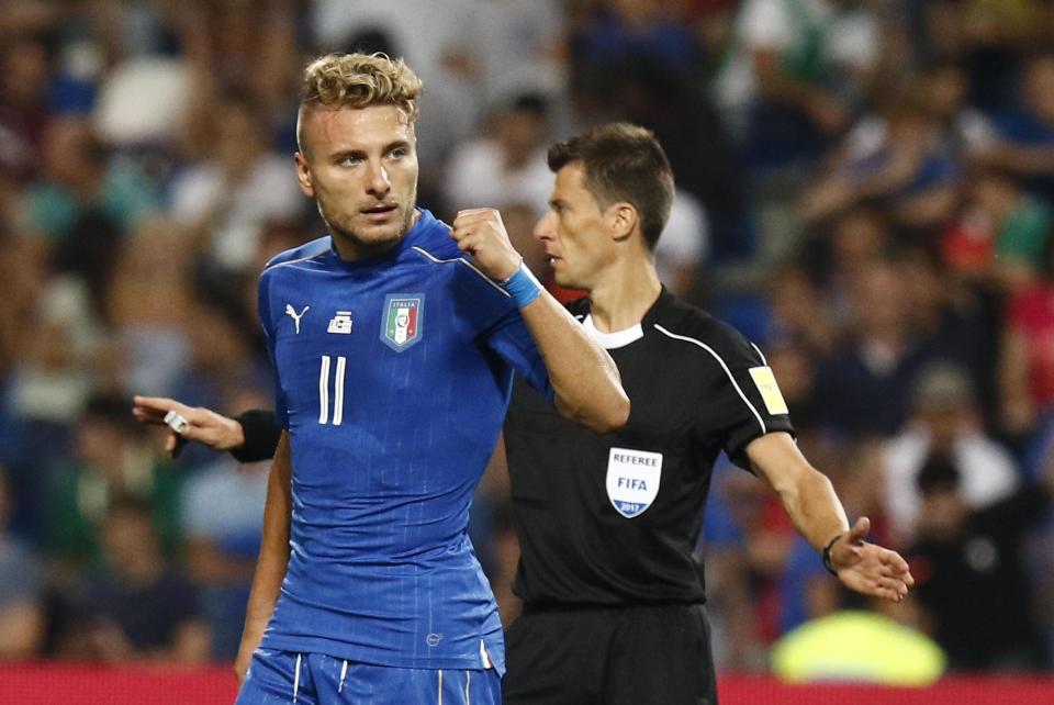  Ciro Immobile scored the only goal of the game as Italy beat Israel