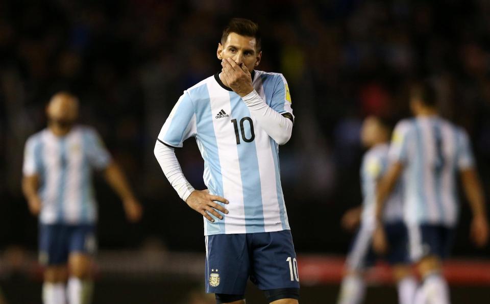  Lionel Messi could miss the World Cup 2018 after Argentina's draw with Venezuela