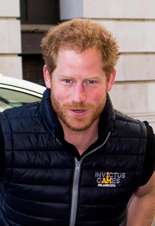  Prince Harry has been voted the most attractive red-haired star in a new poll