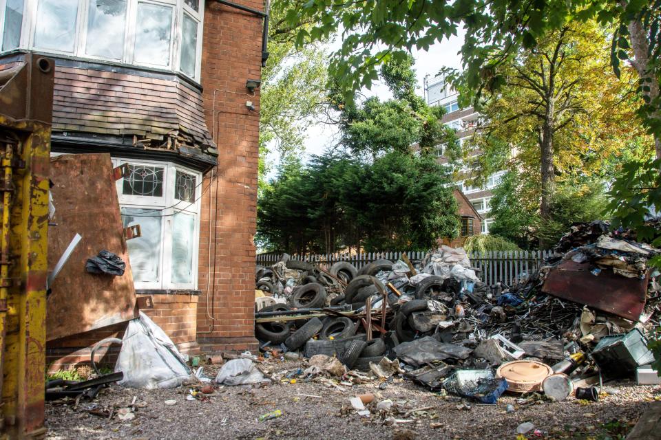  The sight of so much rubbish leaves the city 'a laughing stock' one concerned resident said