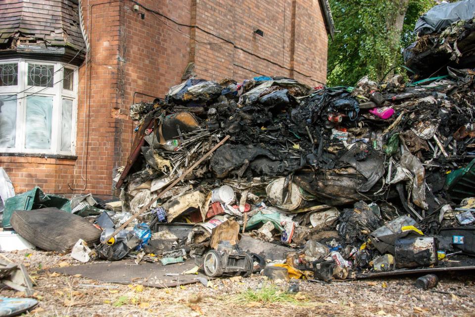  The local resident says he was told the council could not act as the fly-tipping had taken place on private land