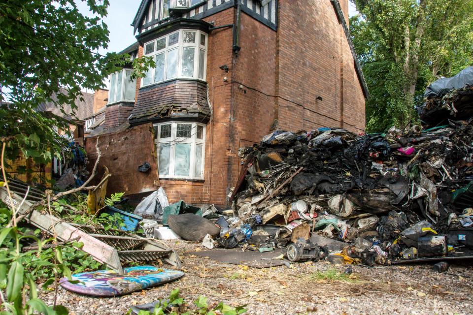  The council have reportedly claimed it is the responsibility of the new landlord to remove the waste