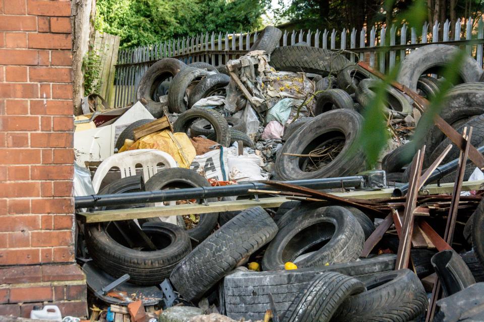  A neighbour said a dispute between the landlord and previous tenants had become 'quite bitter'