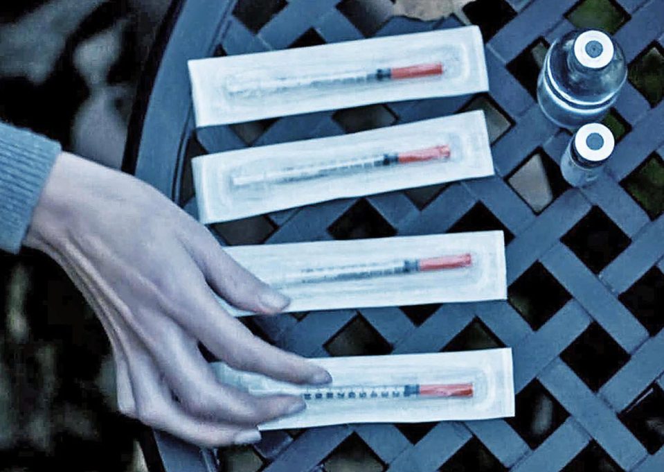  Could the syringes be for Simon's family?