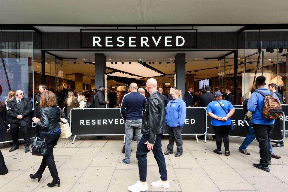  Reserved opened its first UK store earlier this week and has been dubbed the 'Polish Primark'