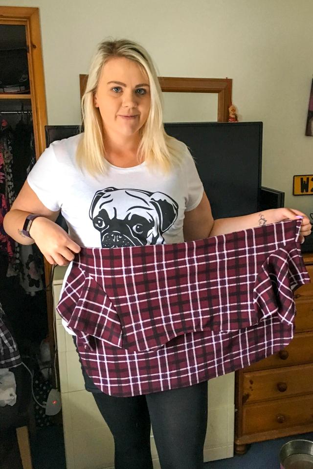  Katie has managed to shift an incredible nine stone and is now body confident