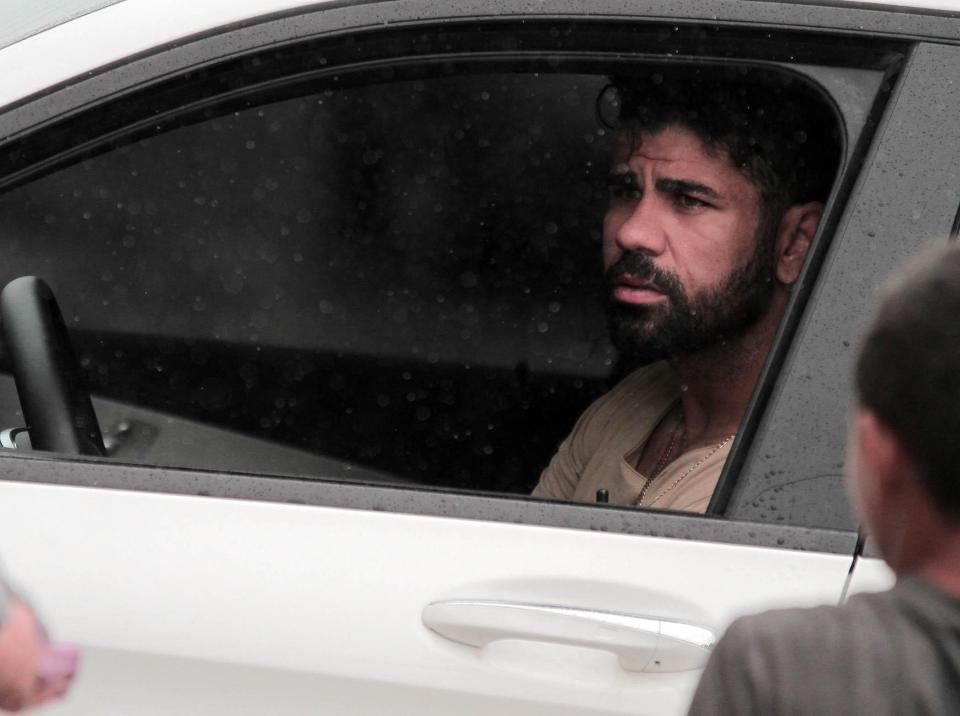  Diego Costa has been holed up in Brazil as he waits for the transfer to happen