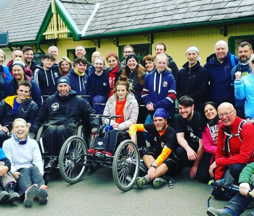  Francesca climbed Snowdon in her wheelchair after the accident