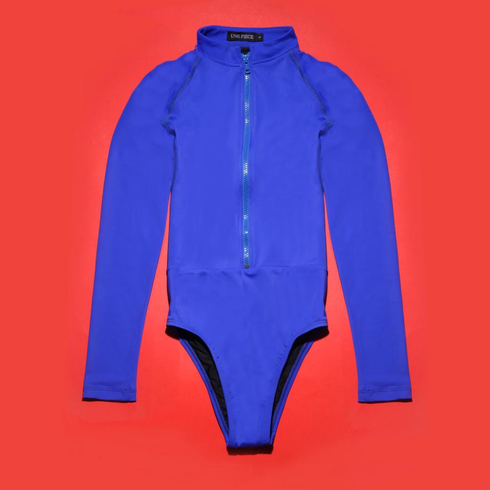  Who needs boring bikinis where you can wear this full-sleeved swimming costume