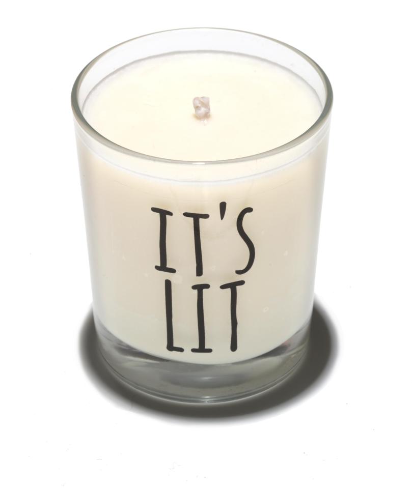  This slogan candles is bound to bring some fun to your home