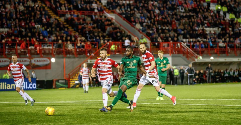  Odsonne Edouard, on loan from PSG, scored the fourth goal and game over for Celtic