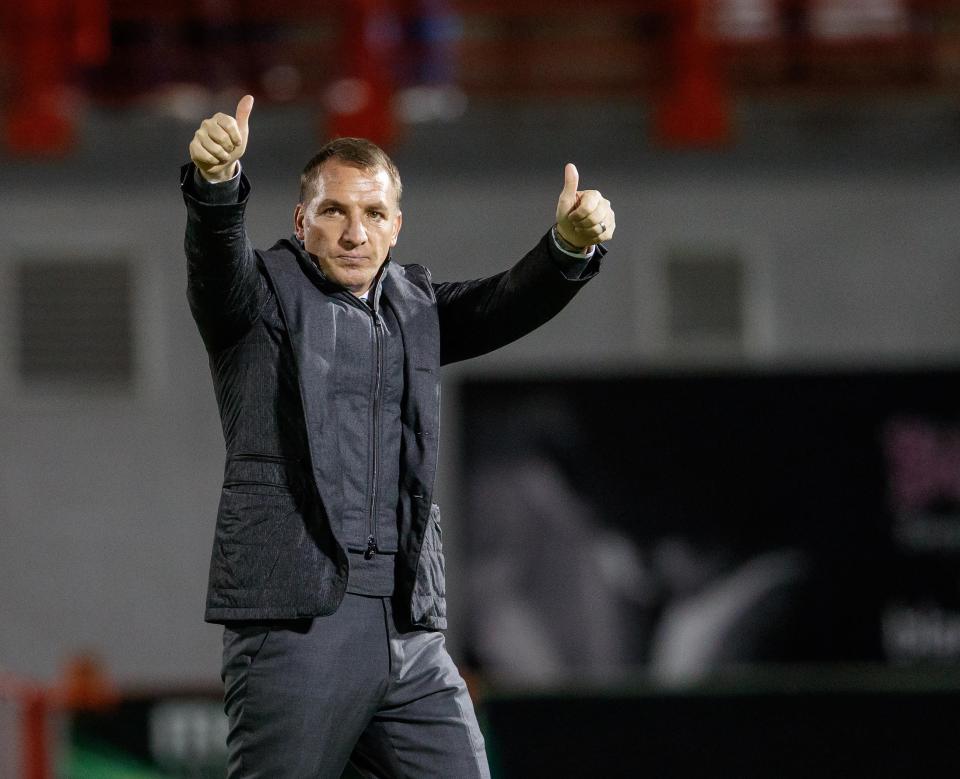  Celtic boss Brendan Rodgers gave the performance the thumbs up with a win that sends Celtic to the top of the SPL