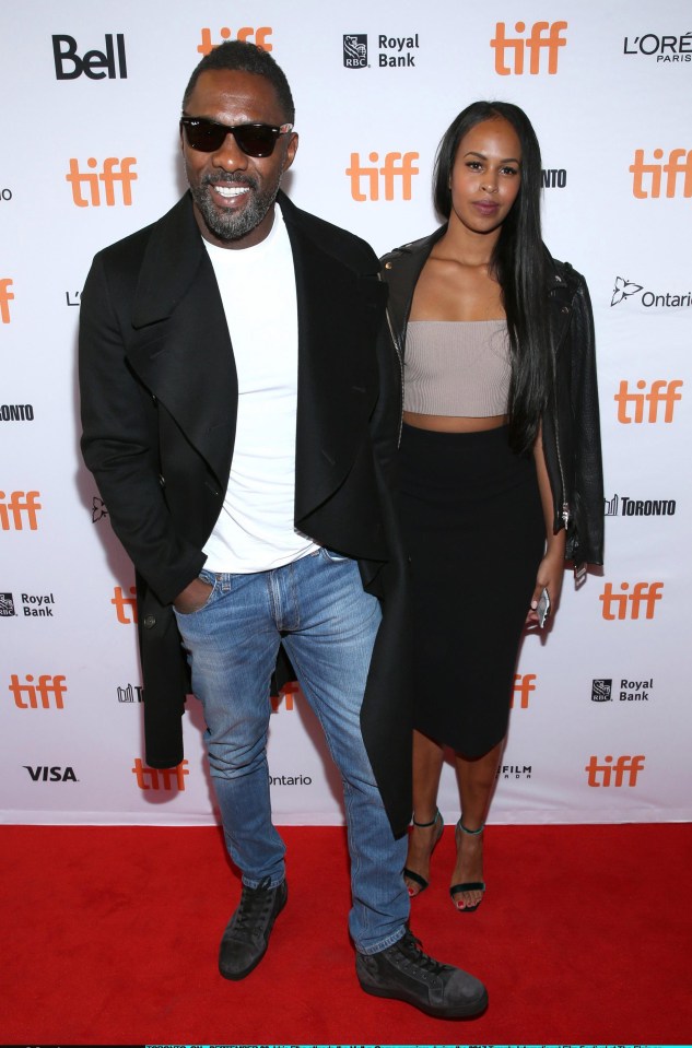 Idris Elba and new girlfriend Aabrina Dhowre attend the premiere of his new film Molly’s Game