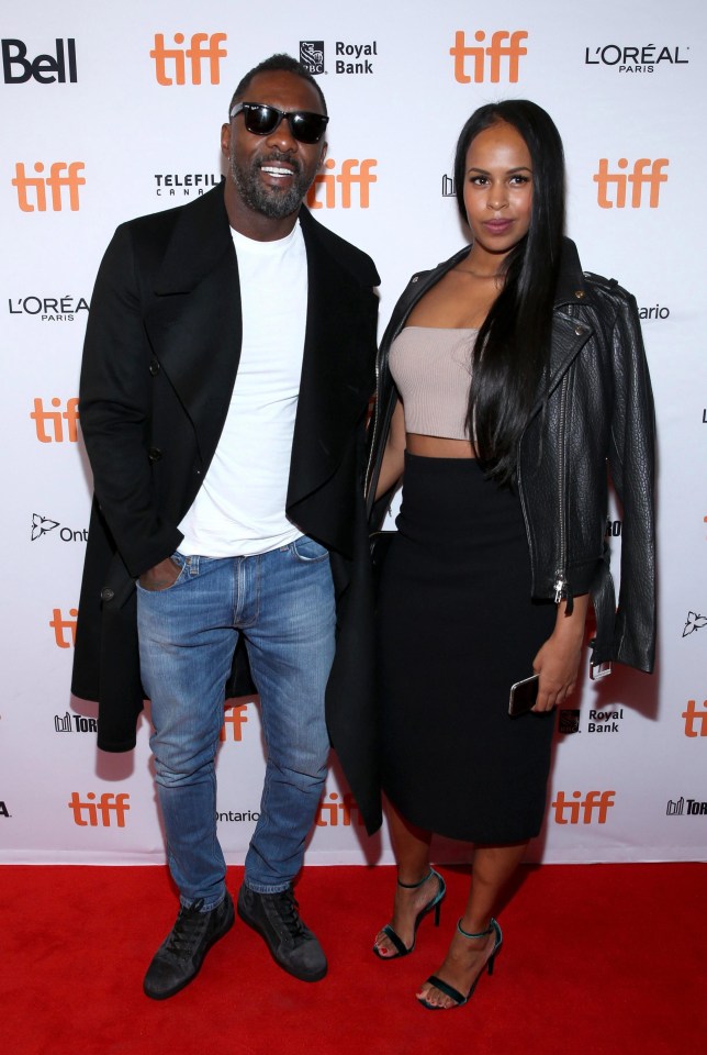 Idris and girlfriend Sabrina who is an actress and model